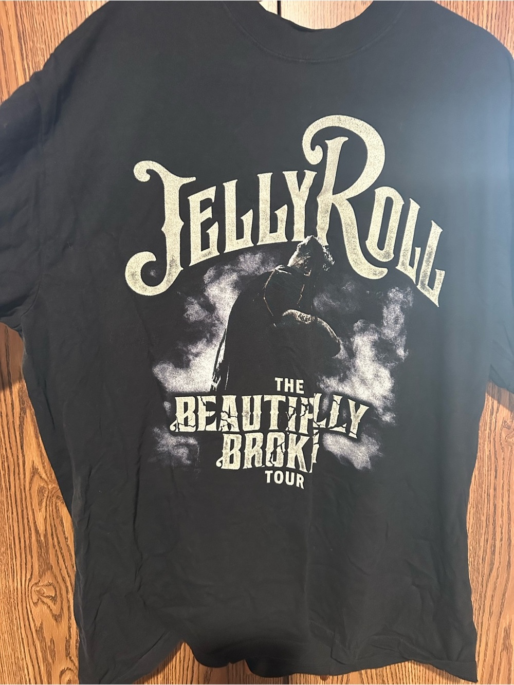 Official merchandise Black Jelly Roll 'The Beautifully Broken' Graphic Tee
